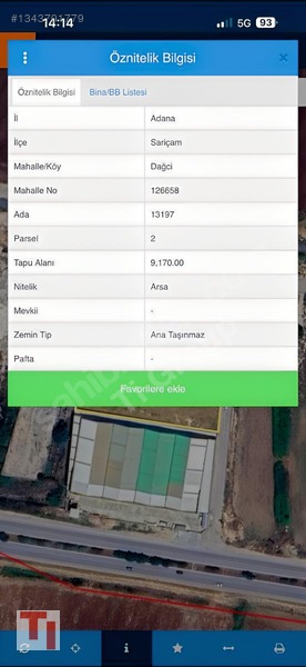 Ti Group Sarıçam'Da 9.170 M2 Sanayi İmarlı Tek Tapu Satılık Arsa