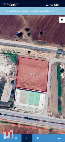 Ti Group Sarıçam'da 9.170 M2 Sanayi İmarlı Tek Tapu Satılık Arsa — fotoğraf 2