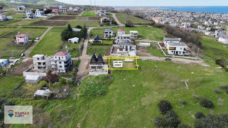 Hanımtepe'de | Hobi Bahçeli I Deniz Manzaralı Villa Parsel — fotoğraf 2