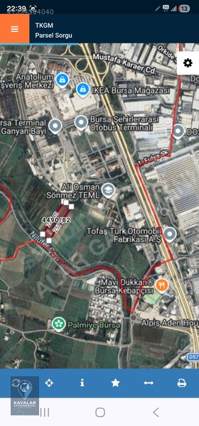 Kayalardan Terminal Dibinde Cok Degerli Yatırımlık Arazi 4490/82 — fotoğraf 2