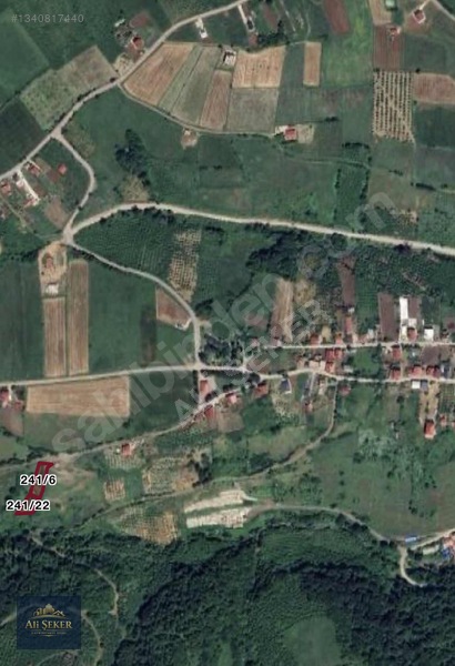 Atakum Kurugökçede Satılık 1422 M² Kadastral Yol Konut Yapılabir — fotoğraf 3