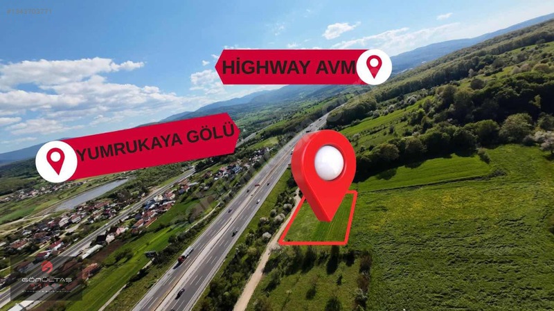 Bolu Merkez Yumrukaya 1075 M2 Otoban Yanı Hobi Bahçesi