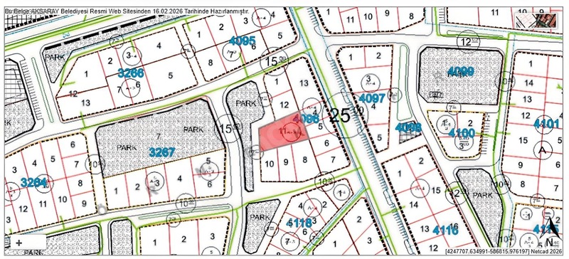 "emlaksaray'dan", "aksaray/yeni Belediye, 1037 M² Satılık Arsa" — fotoğraf 8