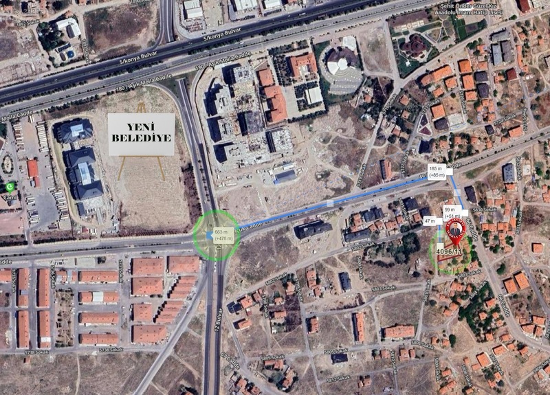 "emlaksaray'dan", "aksaray/yeni Belediye, 1037 M² Satılık Arsa" — fotoğraf 12