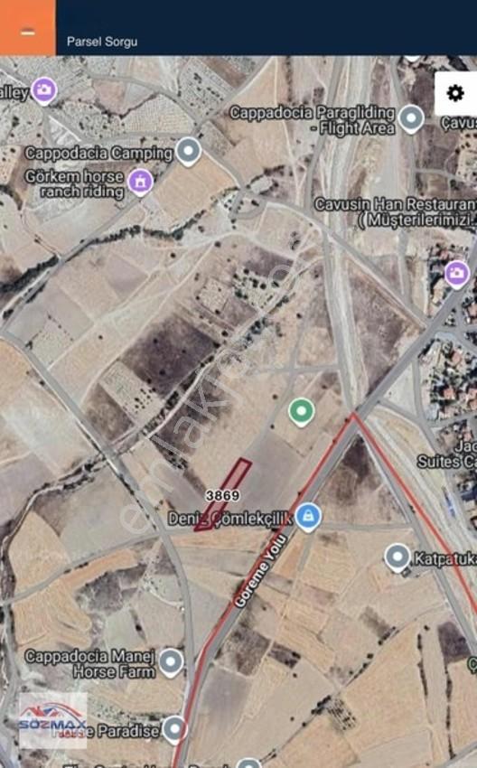 Göreme Çavuşinde 2.440 M² Yatırımlık Tarla — fotoğraf 3