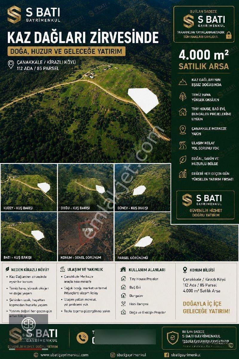 Kaz Dağları Zirvesinde | Doğa Yaşamı, Karavan Ve Gelecek Yatırımı 4.000 M² — fotoğraf 4