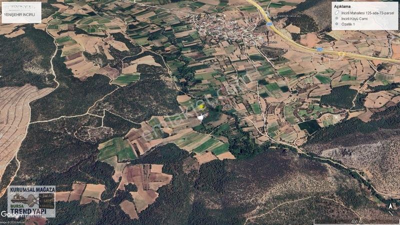 Bursa Yenişehir İncirlide Köye Yakın 1.229 M² Fırsat Tarla — fotoğraf 5