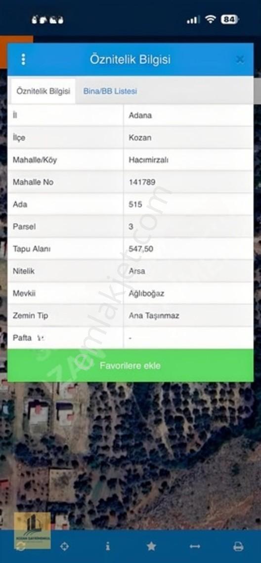 Kozan Gayrimenkulden Ağlıboğazda 547m2 Çok Cazıp Arsa — fotoğraf 8