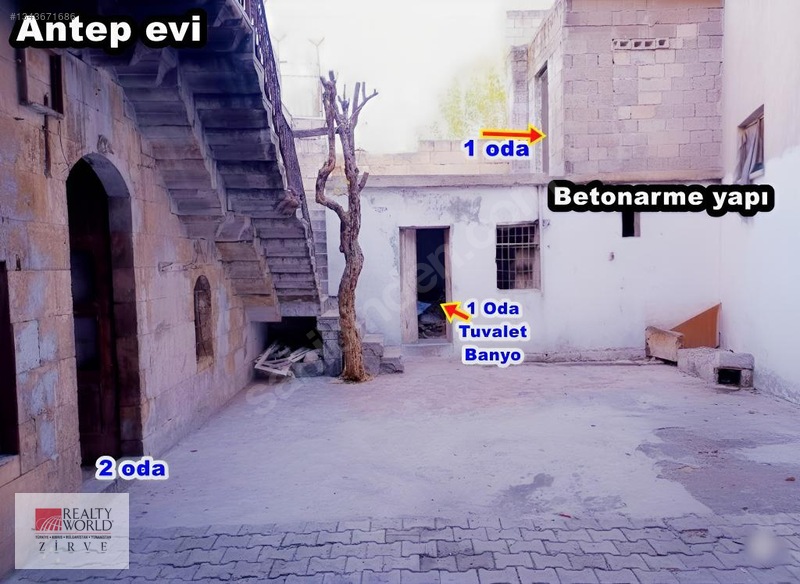 Bey Mahallesi; Tarihin Kalbinde 5 Odalı Antep Evi+müstakil 3 Kat — fotoğraf 5
