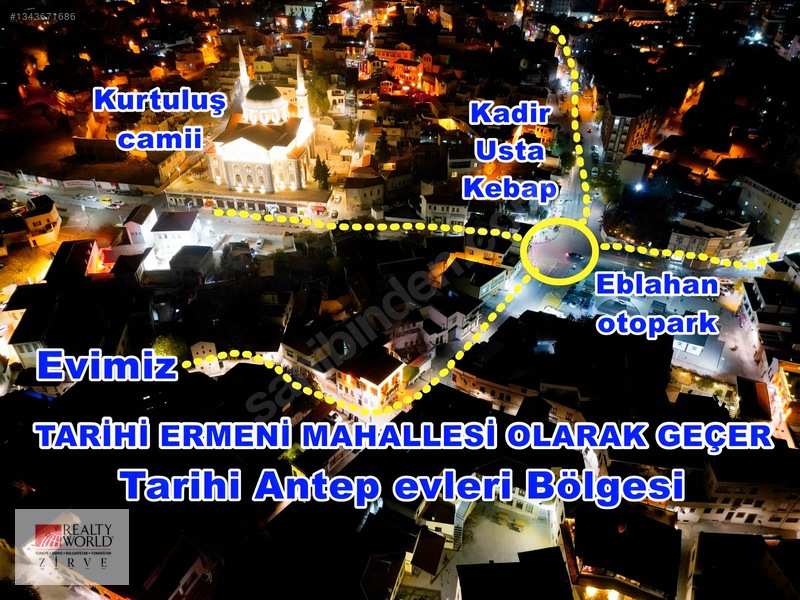 Bey Mahallesi; Tarihin Kalbinde 5 Odalı Antep Evi+müstakil 3 Kat — fotoğraf 26