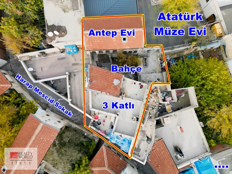 Bey Mahallesi; Tarihin Kalbinde 5 Odalı Antep Evi+müstakil 3 Kat — fotoğraf 35