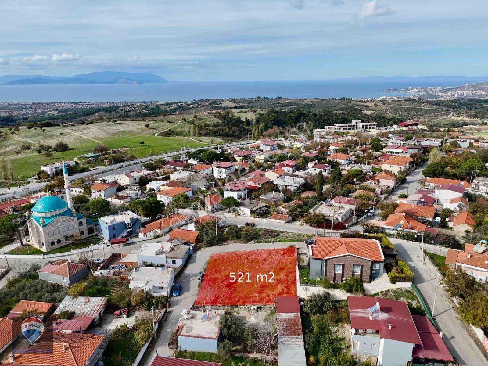 Kuşadası Yaylaköy'de Satılık Deniz Manzaralı 521 M2 Villa İmarlı Arsa — fotoğraf 2
