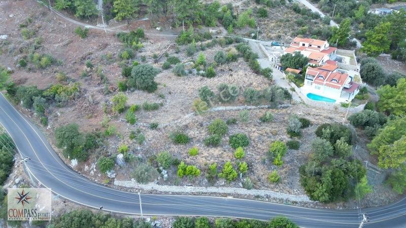 Tek Yetkili! Marmaris Turunç, 3.800 M2 Tam Deniz Manzaralı Arsa — fotoğraf 3