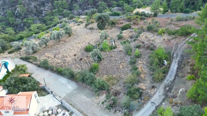 Tek Yetkili! Marmaris Turunç, 3.800 M2 Tam Deniz Manzaralı Arsa — fotoğraf 4