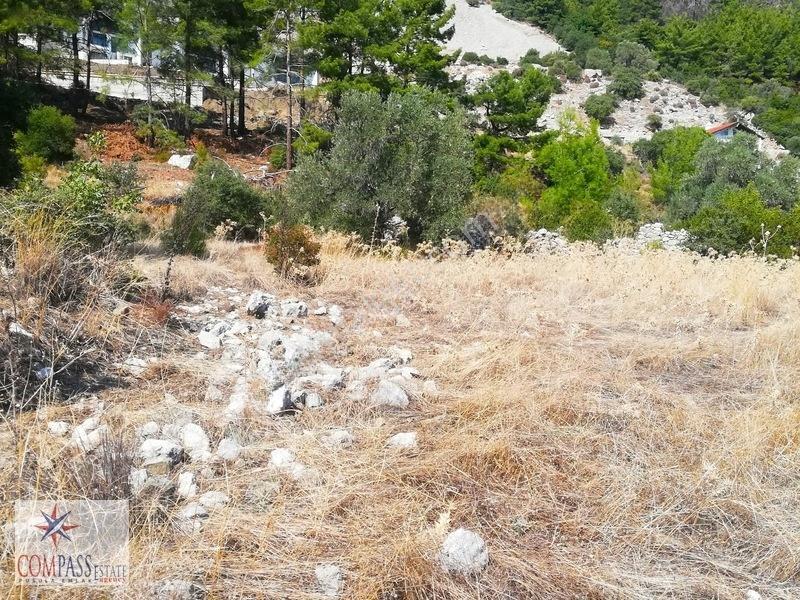 Tek Yetkili! Marmaris Turunç, 3.800 M2 Tam Deniz Manzaralı Arsa — fotoğraf 11