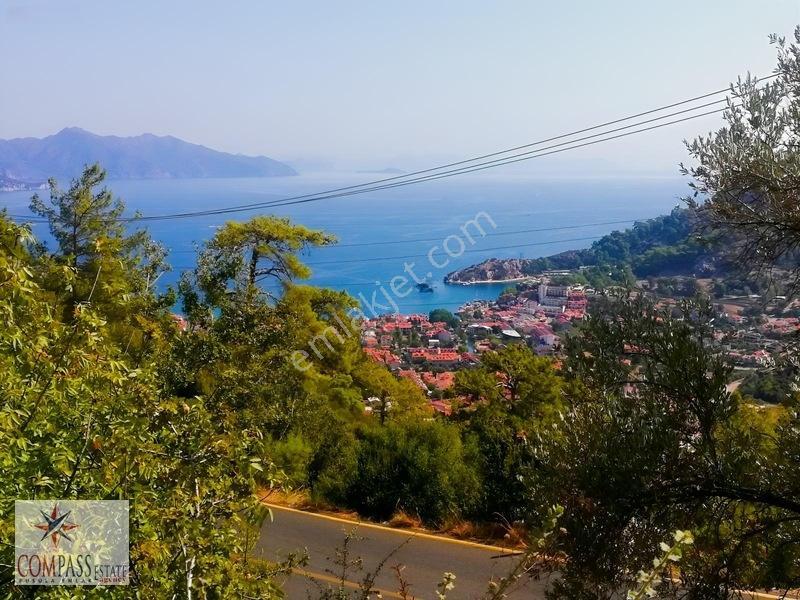 Tek Yetkili! Marmaris Turunç, 3.800 M2 Tam Deniz Manzaralı Arsa — fotoğraf 13