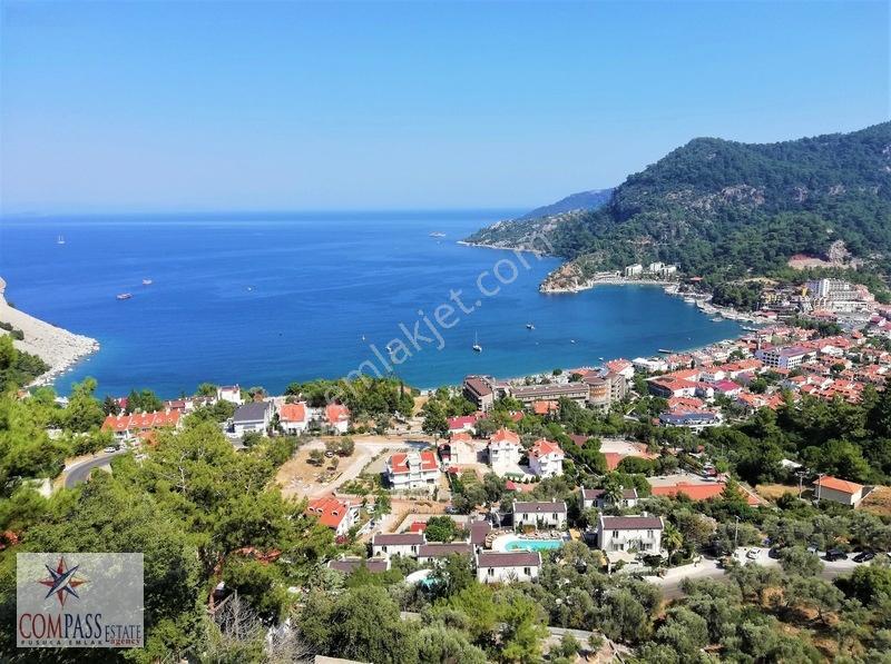 Tek Yetkili! Marmaris Turunç, 3.800 M2 Tam Deniz Manzaralı Arsa — fotoğraf 17