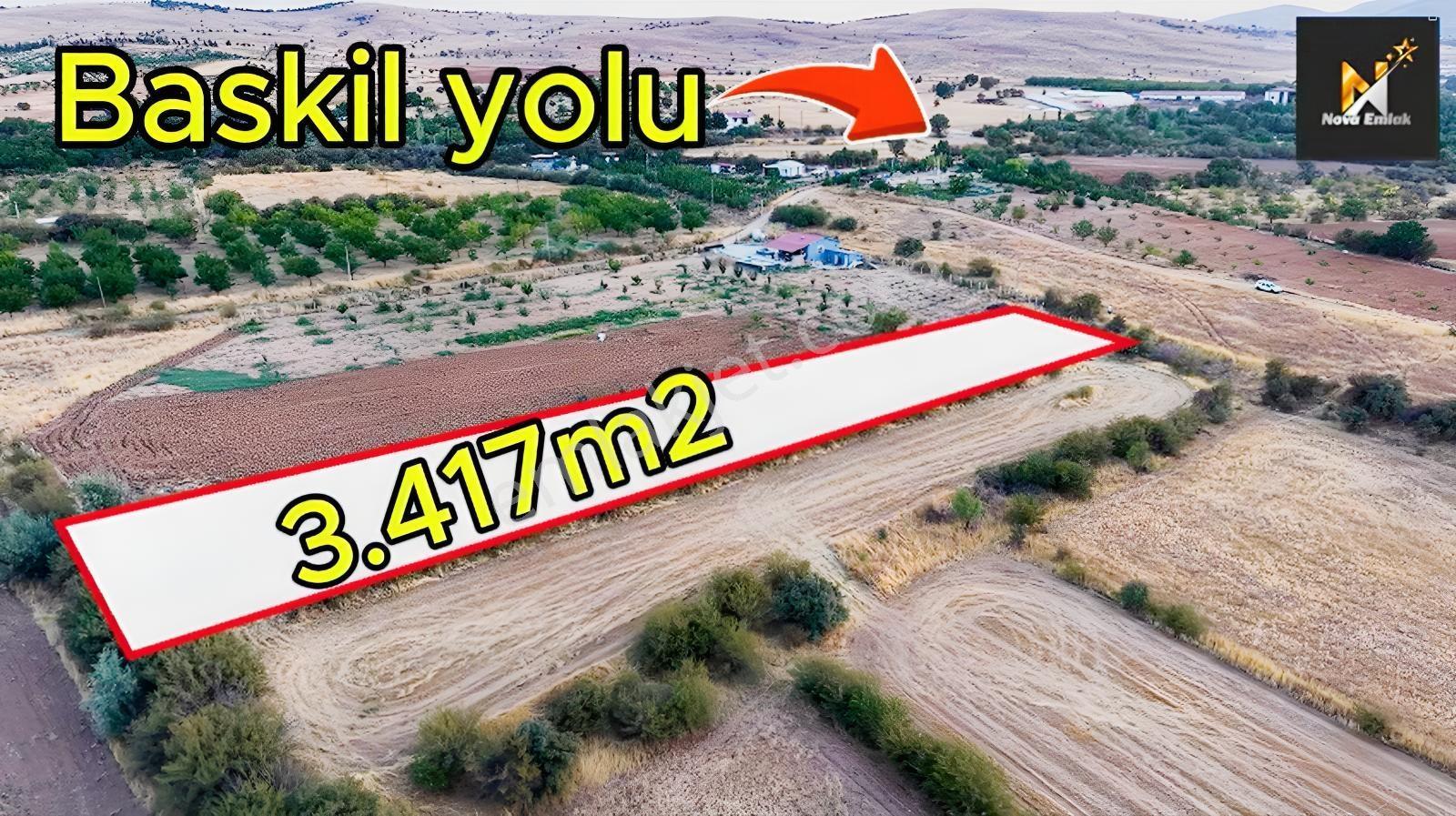 Baskil Yolunda Satılık Bahçe Yapımına Uygun Tarla — fotoğraf 7