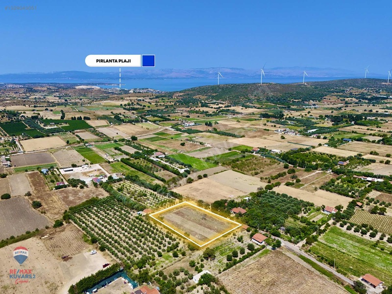 Çeşme'de Denize 5 Dakika Mesafede 3.900m² Tarla — fotoğraf 2