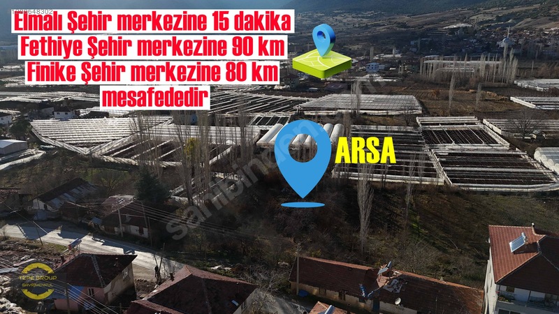 Antalya Elmalı Eskihisarda Asfalt Yola Cephe İki Kat İmarlı Arsa — fotoğraf 7