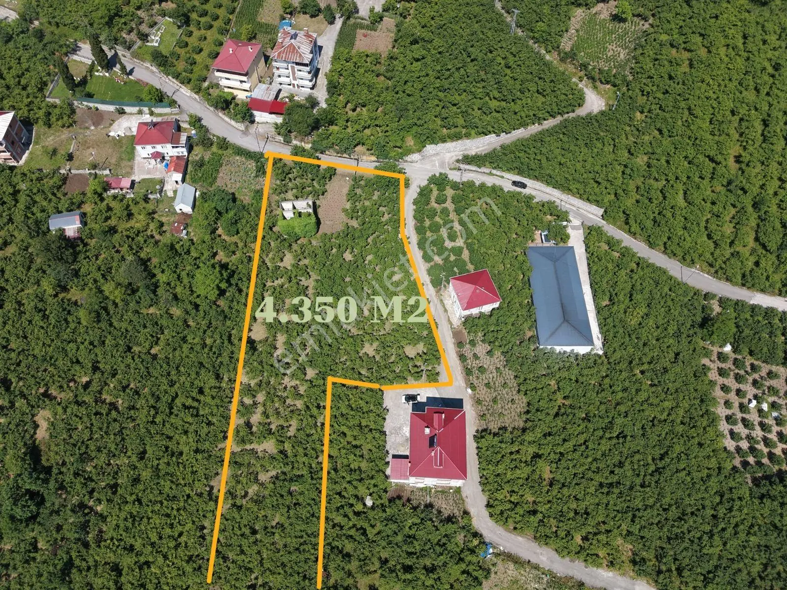 Ortahisar Tos Mahallesi'nde Satılık 4.350 M² Arsa — fotoğraf 2