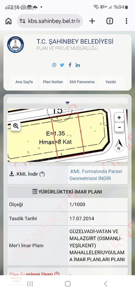 Güzelvadi De Projesi Hazır Arsa