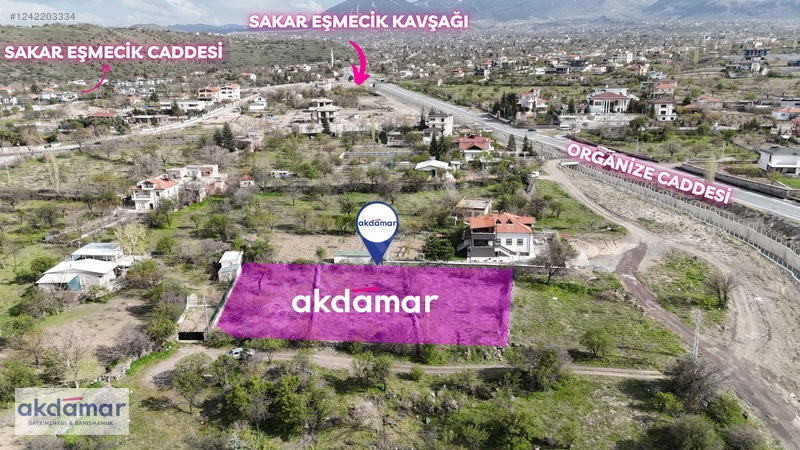 Akdamar - Hacılar İnecik Acil Satılık 1.781 M² Villa Arsası
