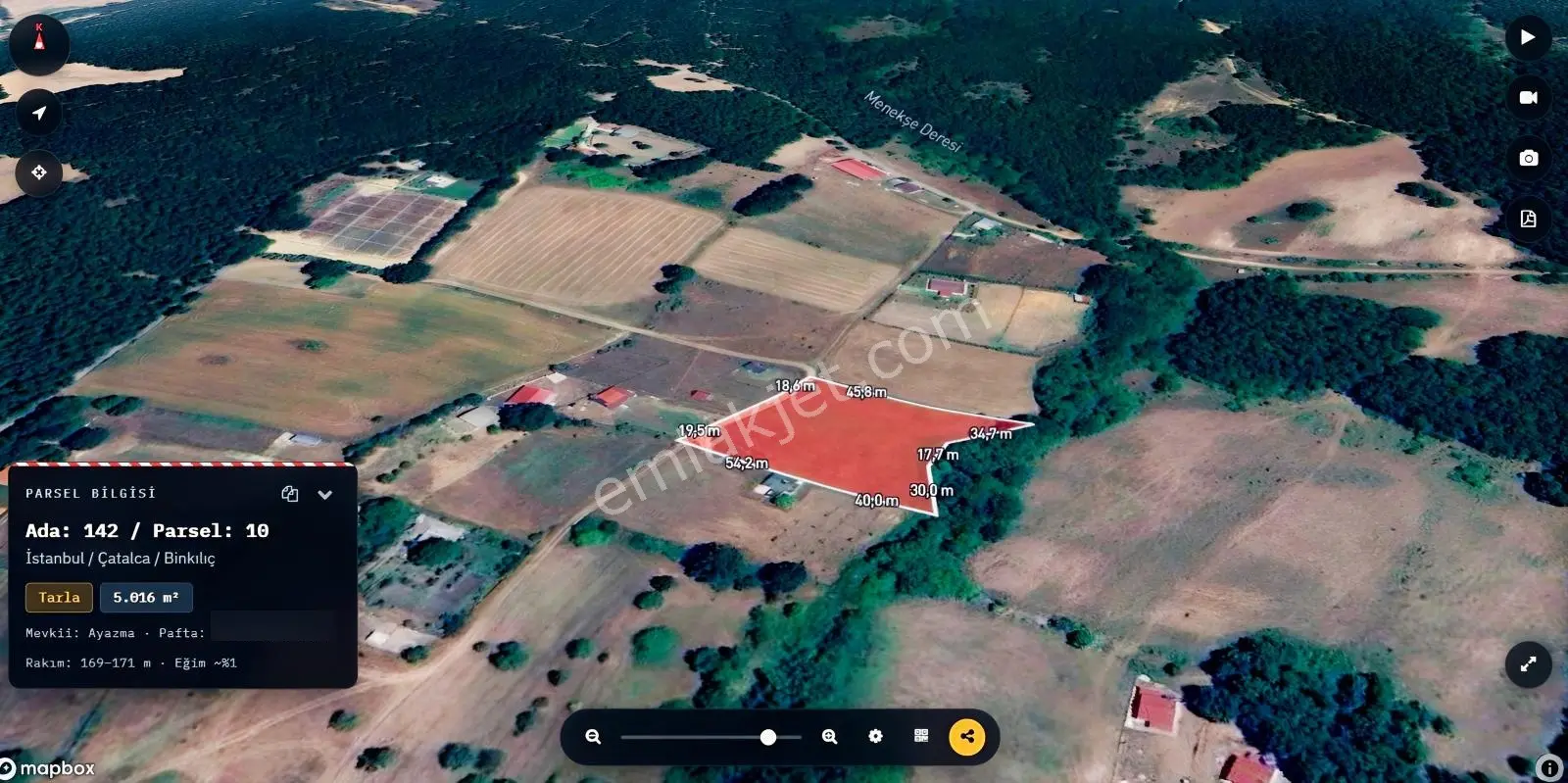 Turyap Göztepe Den Çatalca Da 5016 M2 Tarla-arsa — fotoğraf 3