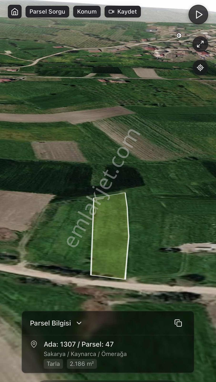 Kaynarca Ömerağa Mahallesinde 2.186 M2 Satılık Tarla — fotoğraf 3