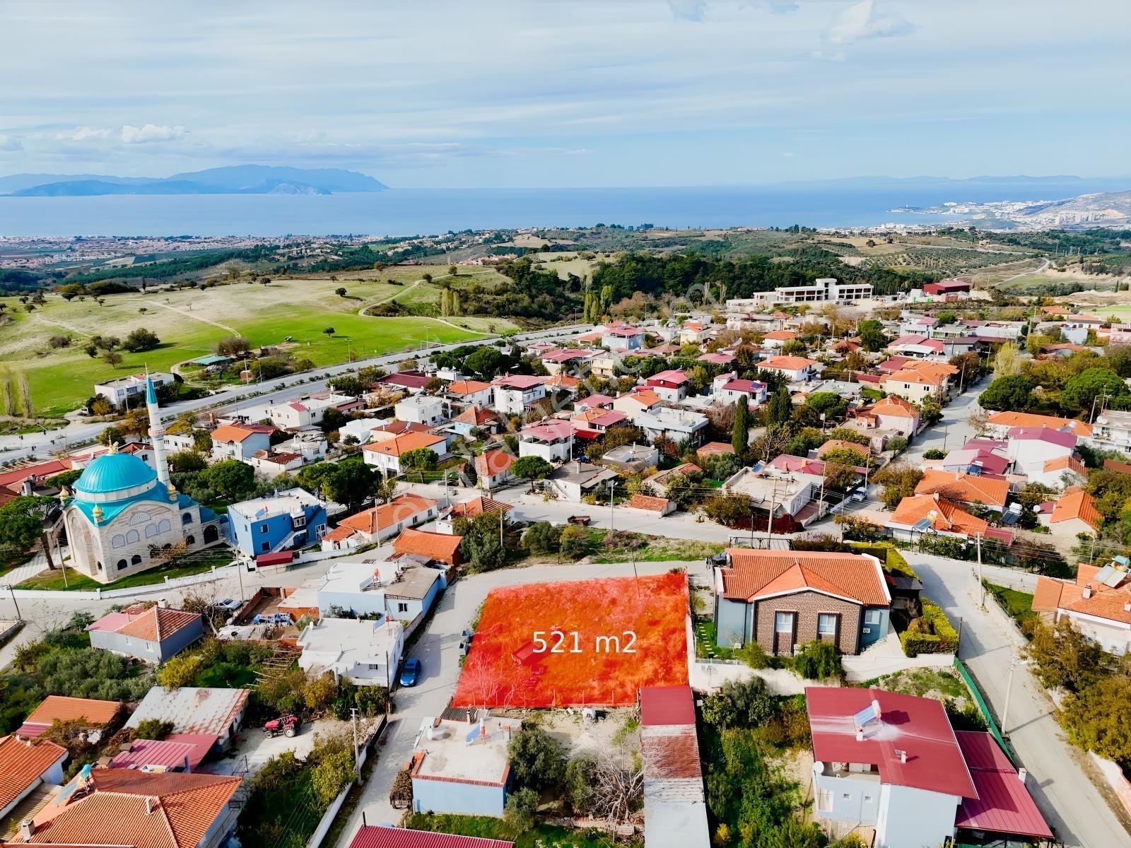 Kuşadası Yaylaköy'de Satılık Deniz Manzaralı 521 M2 Villa İmarlı — fotoğraf 2