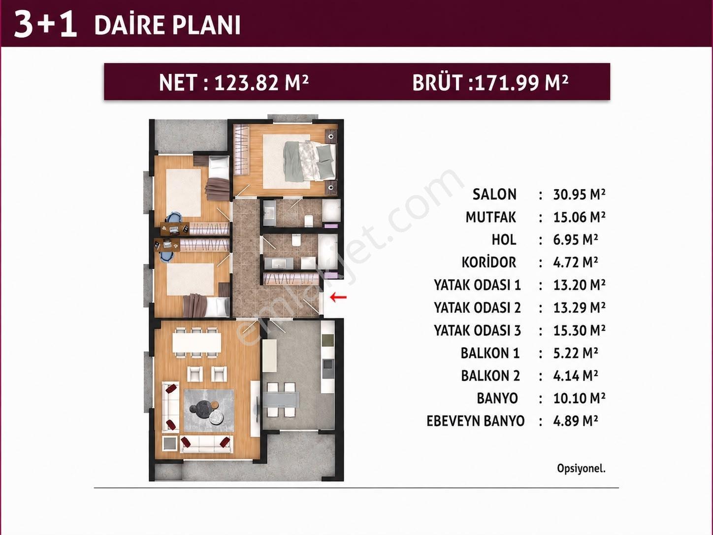 Ahteran İstanbul Oturuma Hazır 3+1 Daire — fotoğraf 2