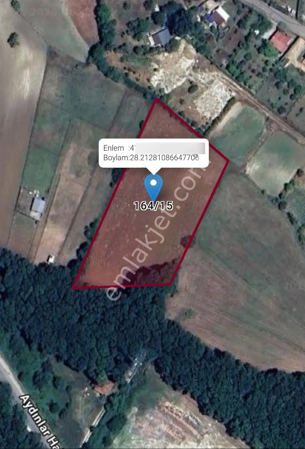 Çatalca Aydınlar Köyü’ndemerkezi Konumda • 5.118 M² • Tek Tapu Yatırımlık Tarla