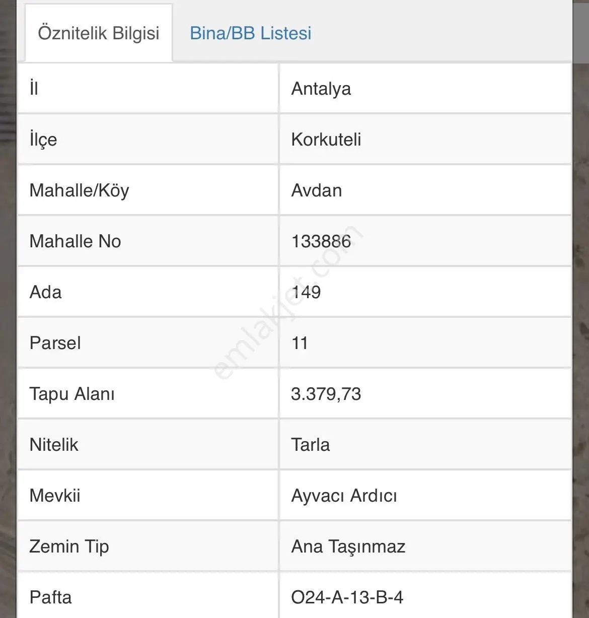 Yaylada Yerleşıme Yolla Yakın 3379 Metre² Müstakıl Tapulu Tarla — fotoğraf 5