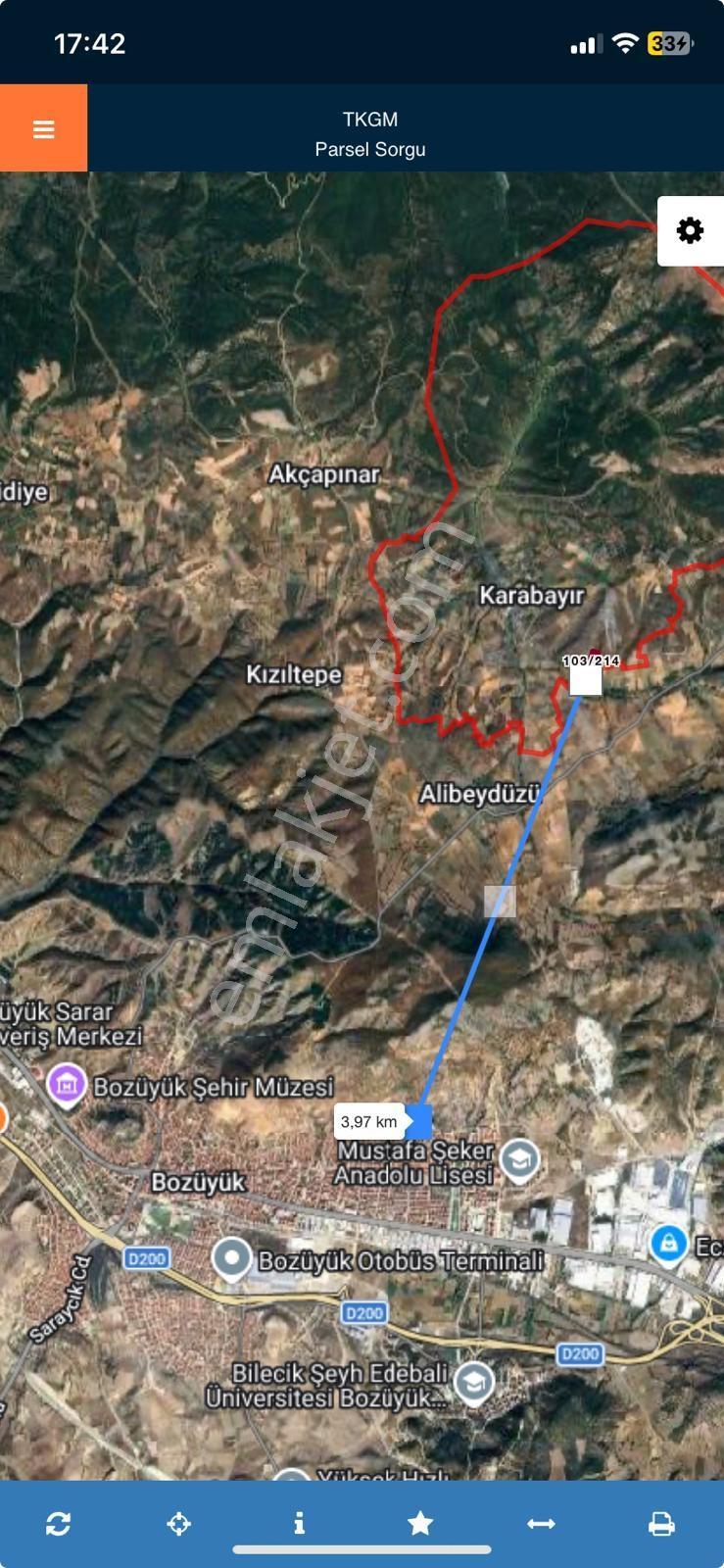 Bozüyük Karabayırda Meraya Cephe 8.584 M² Kupon Arazi — fotoğraf 10