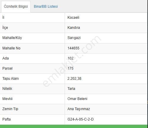 Konutix'ten Kandıra Sarıgazi'de Yatırımlık Arazi — fotoğraf 3