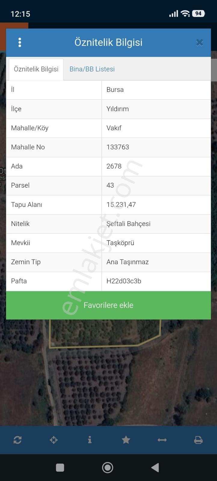 Acil Vakıf Mahallesinde Mevcut 2 Tapu Bir Tarla 6.900 M2 — fotoğraf 2