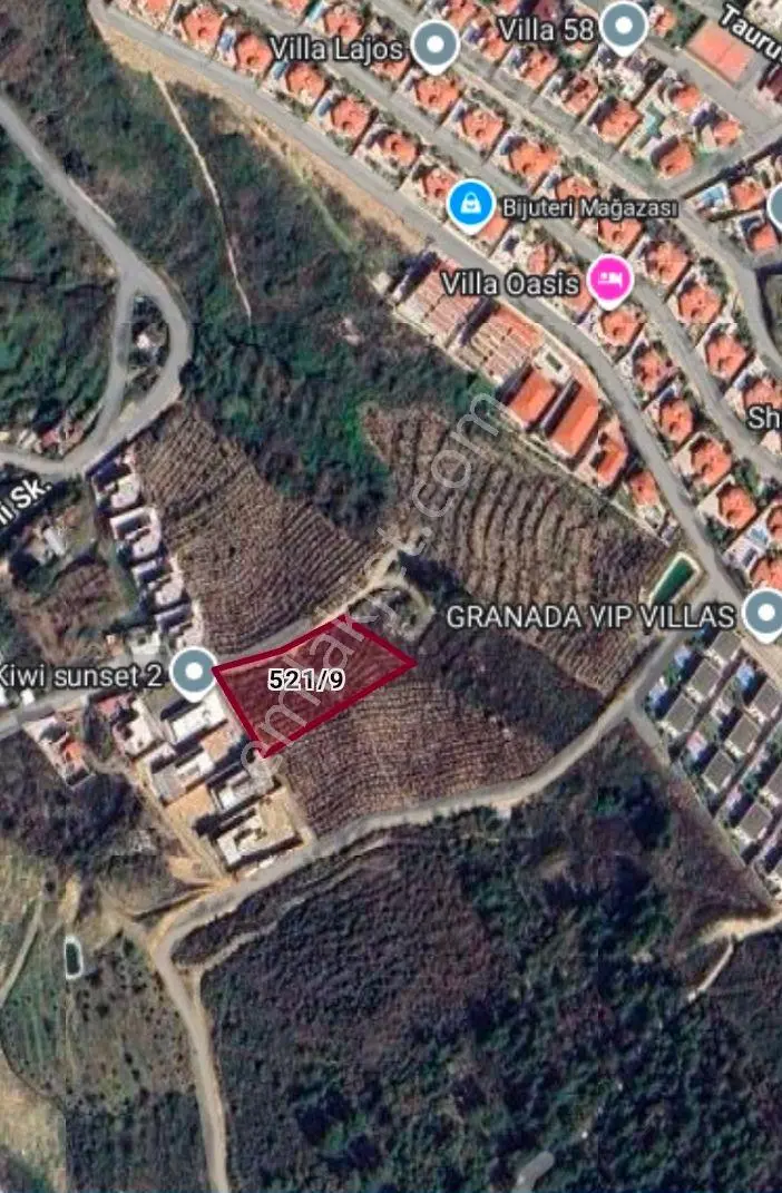 Alanya Kargıcak Villa İmarlı Satılık 2688m² Arsa — fotoğraf 2