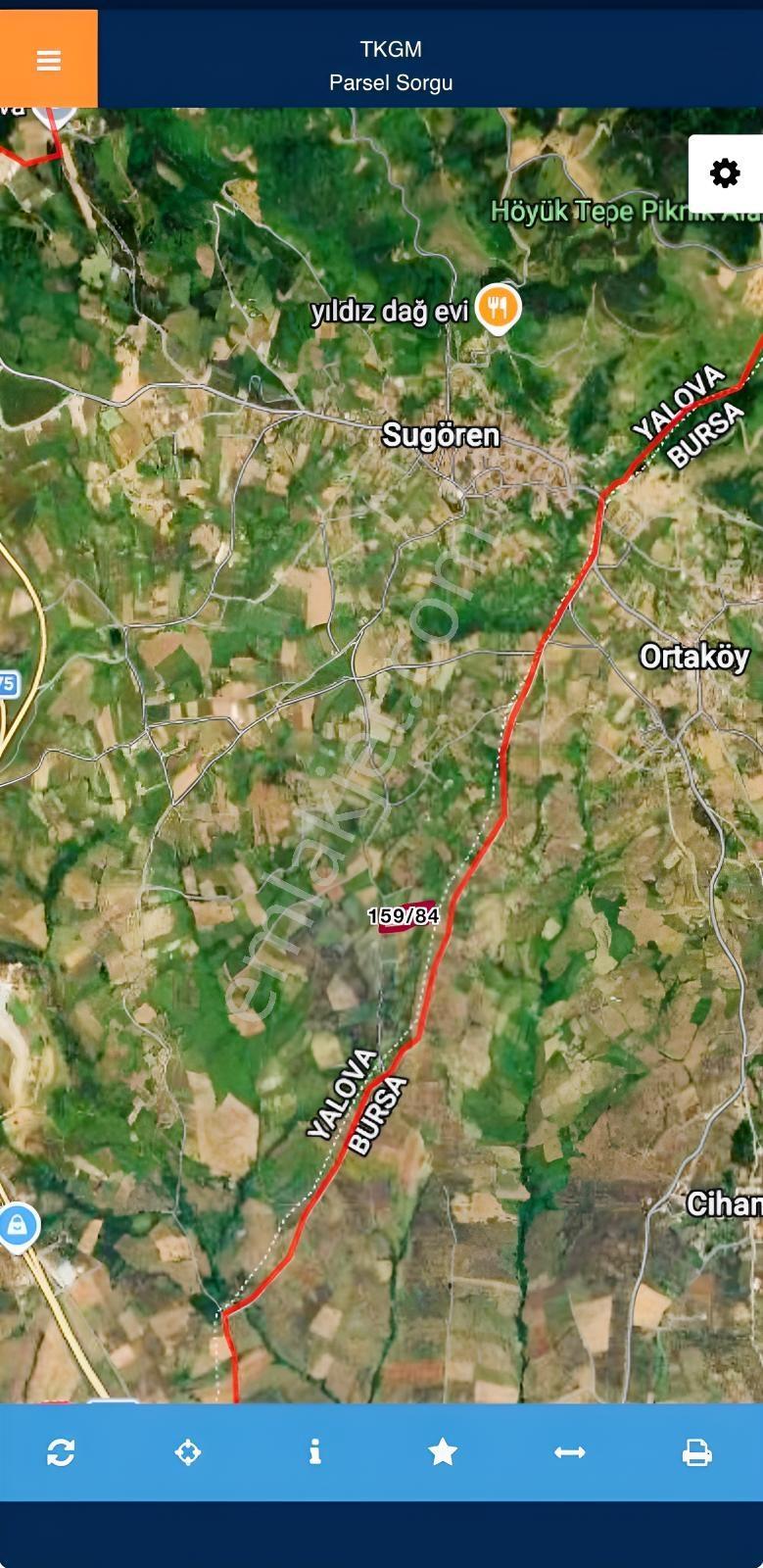 Sugören 11.391m2 Yola Cephe (yola 60 Mtre Cepheli)tek Tapu Araz — fotoğraf 9