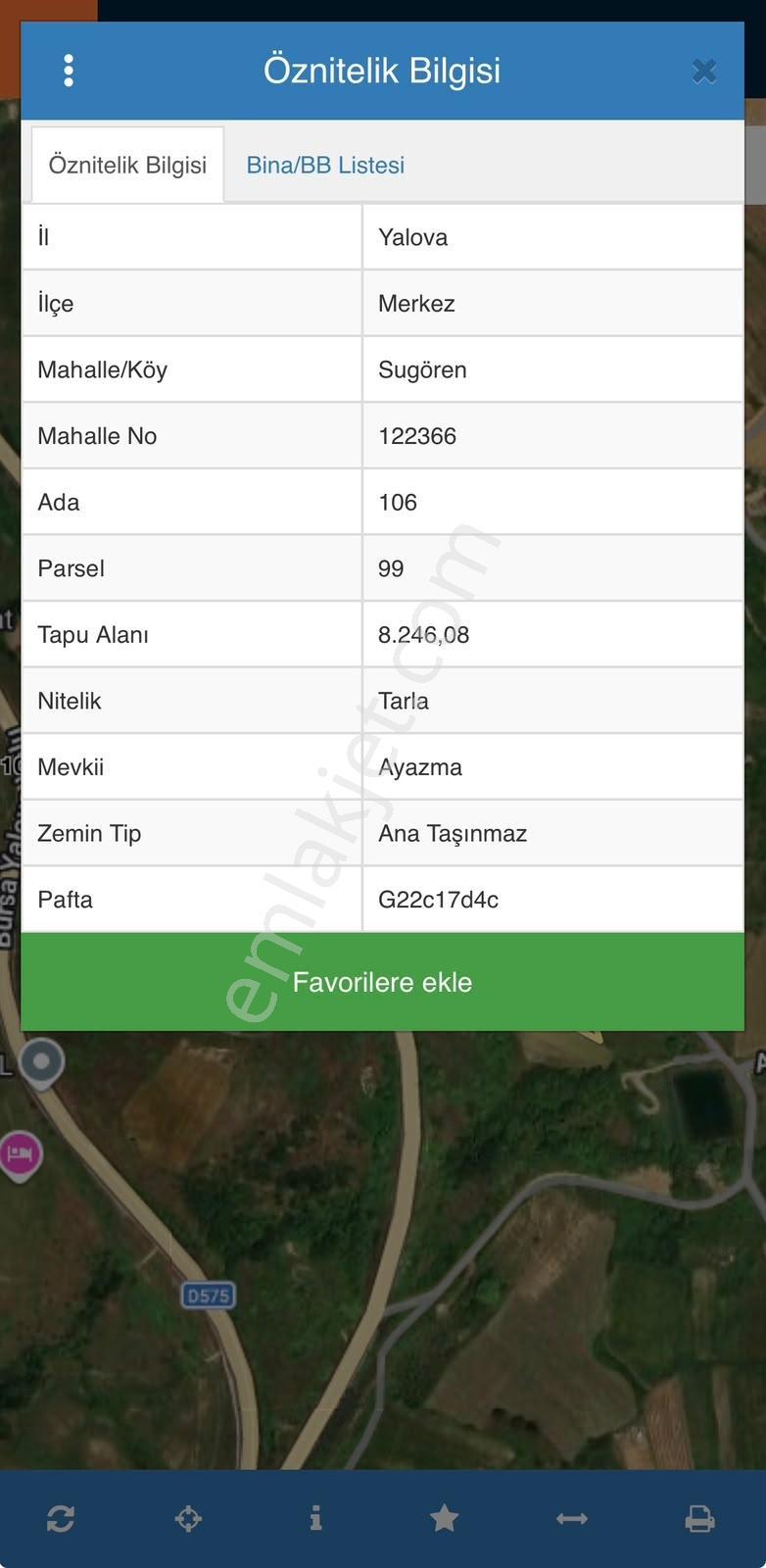 8246 M2 (bursa Yoluna 2. Parsel) Yola Toplam 313 Metre Cepheli — fotoğraf 6