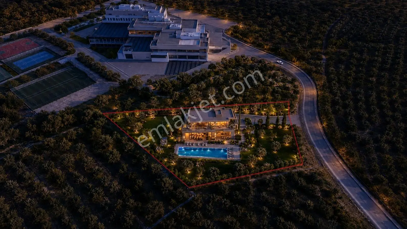 Bademli'de 1.576 M² | 1-2-3 Villa Projesine Uygun Prestijli Arsa — fotoğraf 8