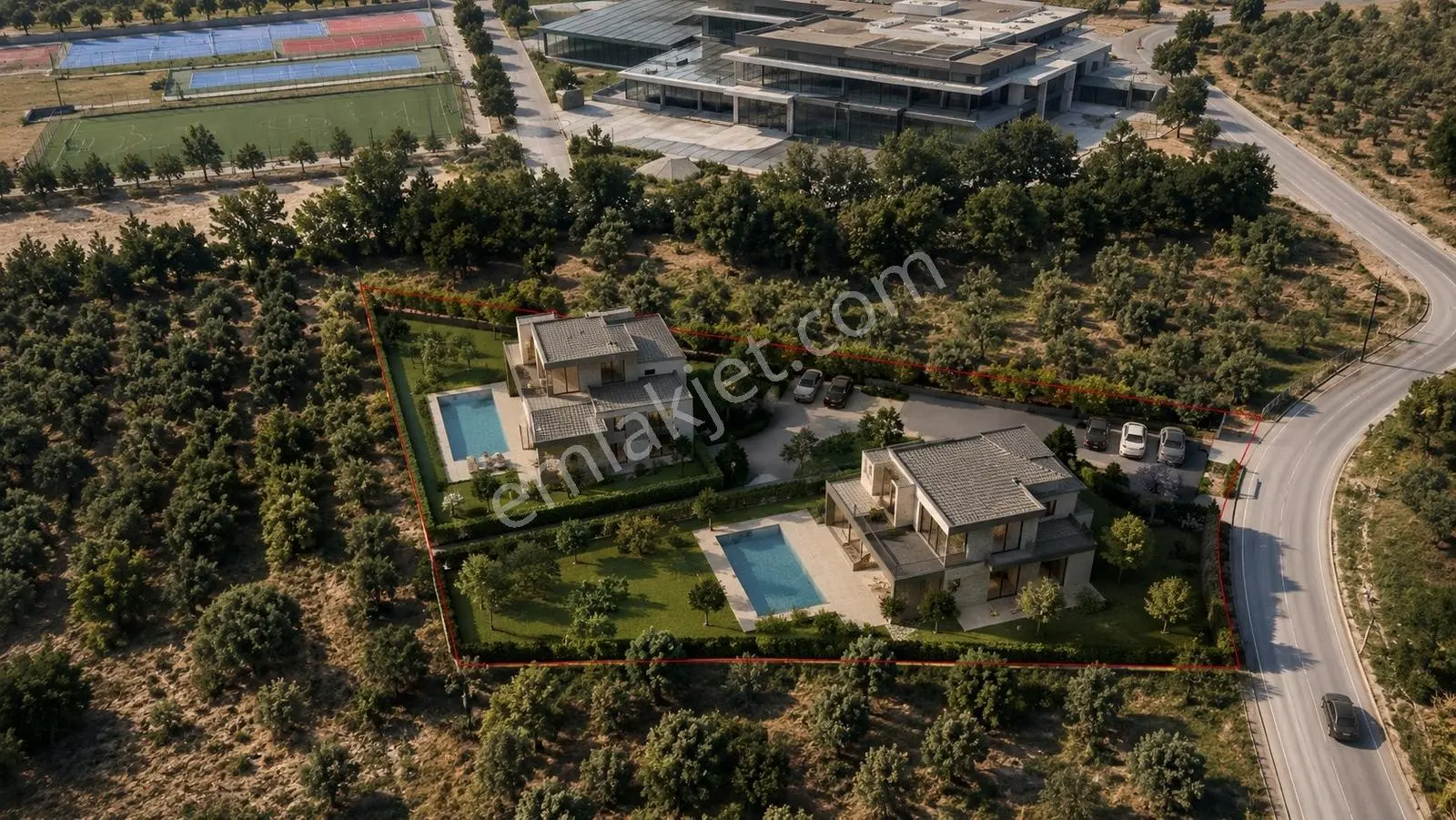 Bademli'de 1.576 M² | 1-2-3 Villa Projesine Uygun Prestijli Arsa — fotoğraf 13