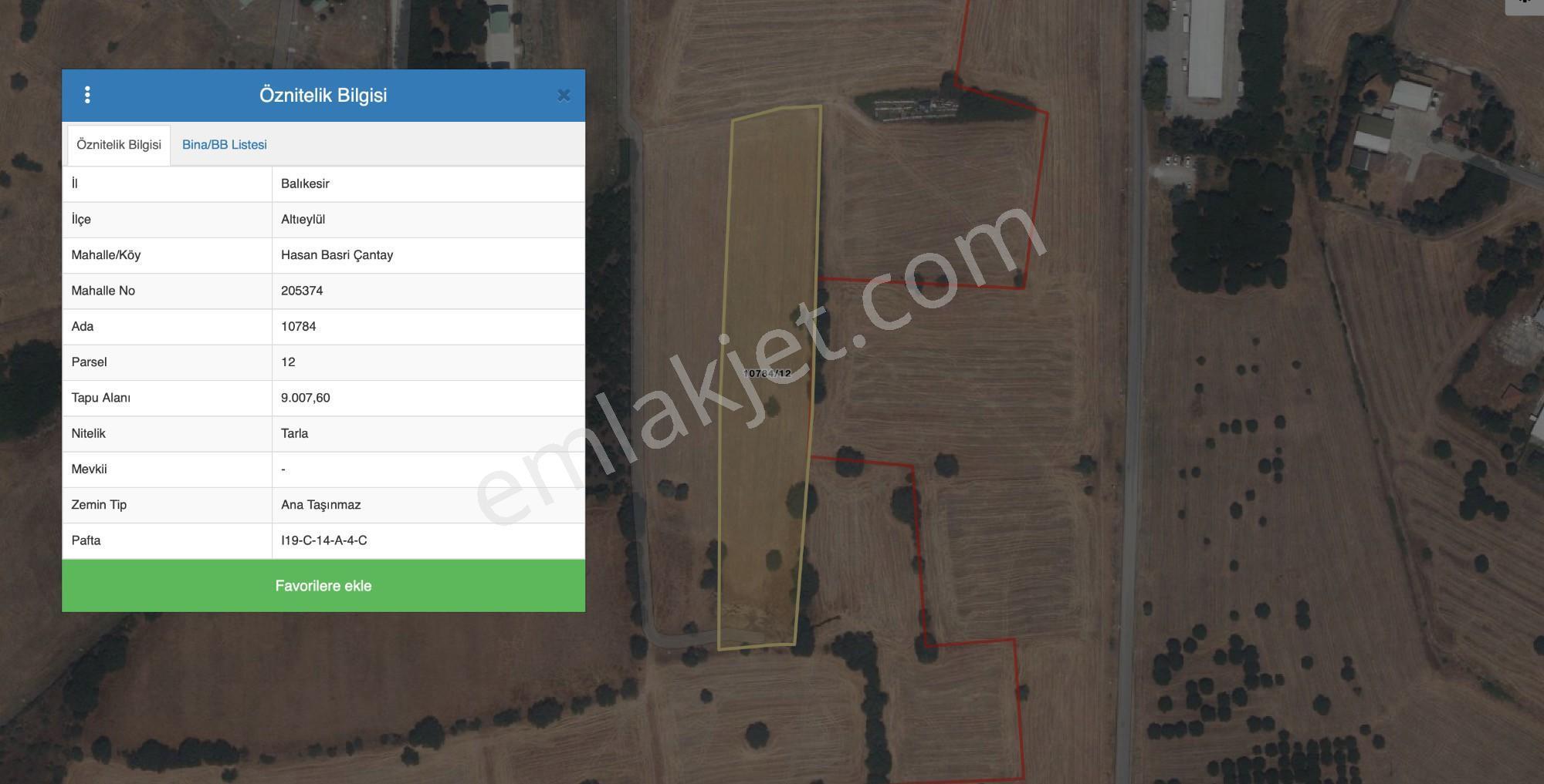 Remax Mid Altıeylül Hasan Basri Çantay Mah Satılık 9000 M2 Tarla — fotoğraf 3