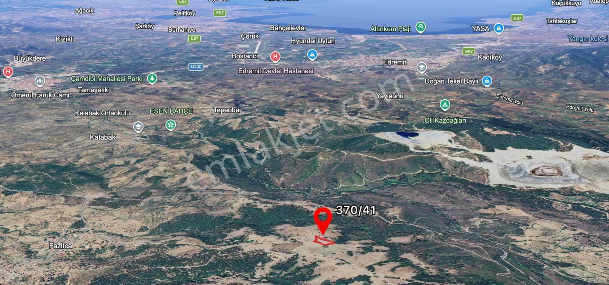 Remax Mid Havran/fazlıca Kaz Dağları Doğasında 8568 M2 Tarla — fotoğraf 8