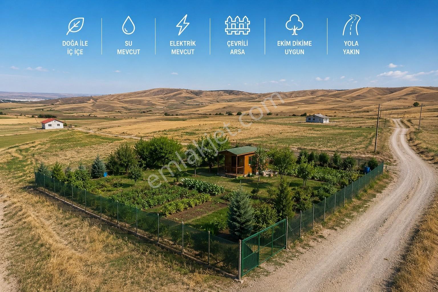 Yazırda Doğayla İçiçe, Suyu Hazır Çevrili Hobi Bahçesi