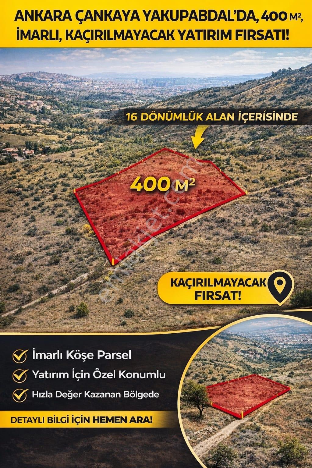 Çankaya Yakupabdal 400 M² Hisse 16 Dönüm İçinde Fırsat — fotoğraf 2