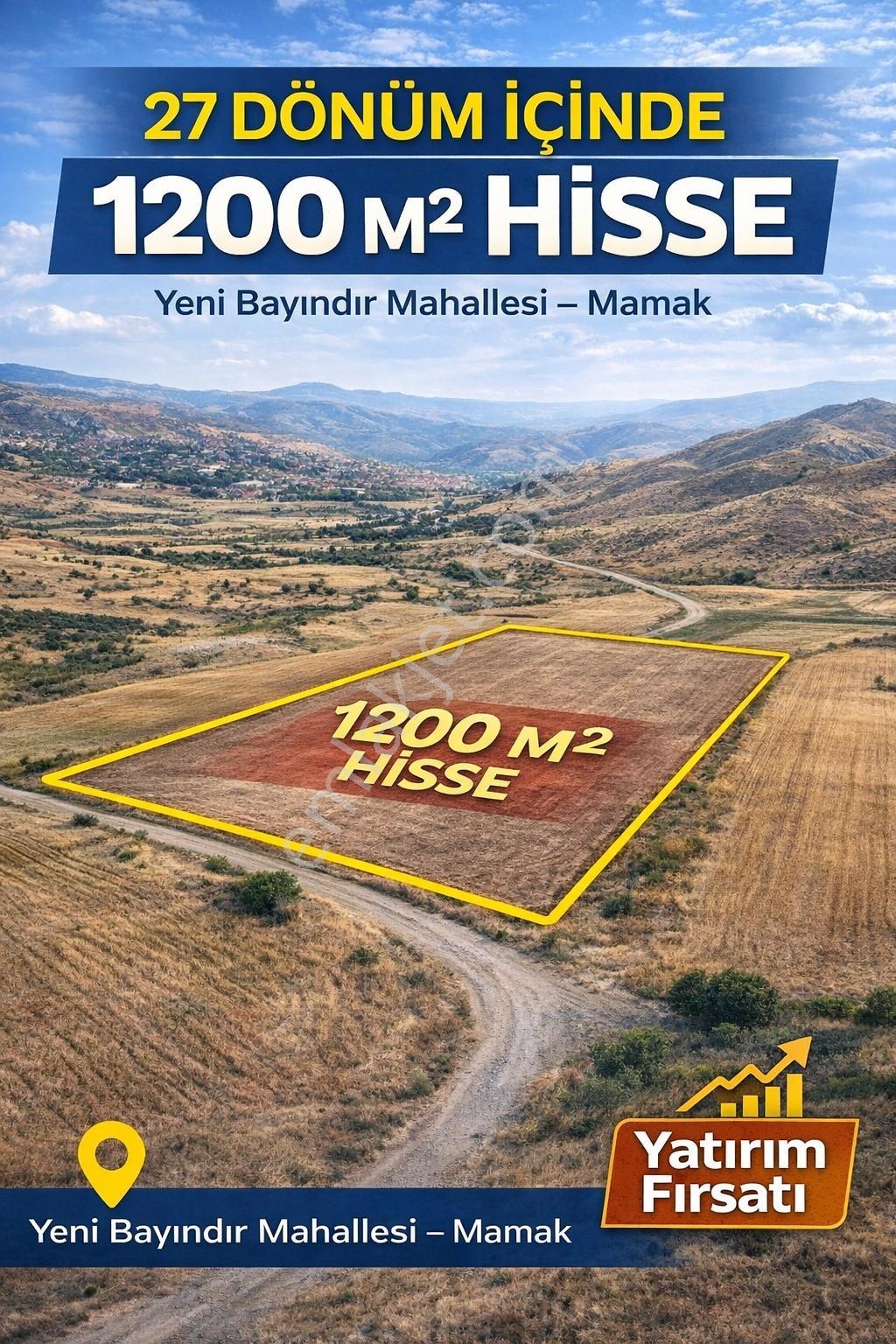 Yatırım Fırsatı 1200 M² Hisseli Yeni Bayındır-kayaş Yakını-mamak — fotoğraf 2