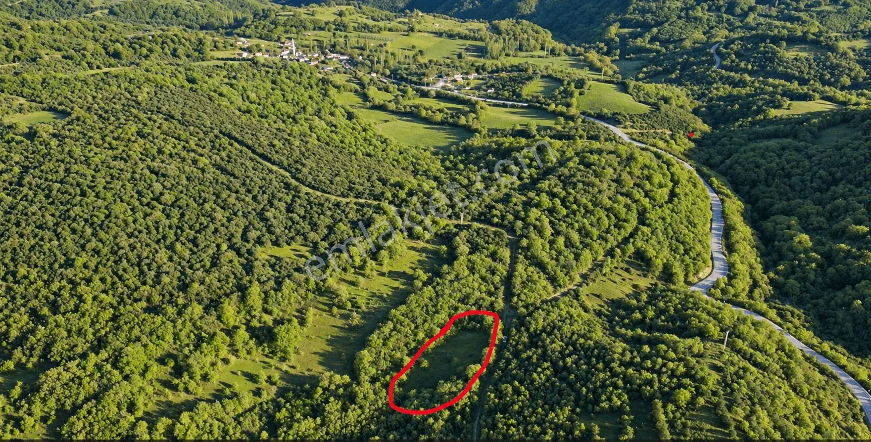 1.157 M2 Satılık Tarla Keşif Arazi. Asfaltta Yakın, Ormandan Özel Yolu Var. — fotoğraf 4