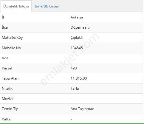 Döşemealtı Çıplaklıda Antalya Osb Doğusunda Satılık Tarla — fotoğraf 2
