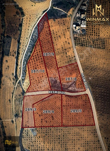 Oğuzeli Tınazderede Satılık 8.909 M² Müstakil Parsel Fıstık — fotoğraf 7