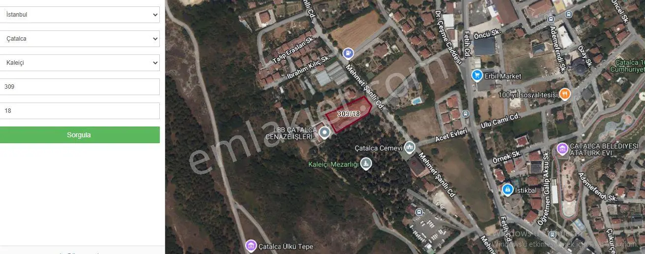 Çatalca Kaleiçi'nde 2696 M² Satılık Arsa — fotoğraf 2